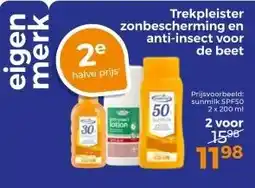 Trekpleister Trekpleister zonbescherming en anti-insect voor de beet aanbieding