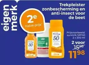 Trekpleister Trekpleister zonbescherming en anti-insect voor de beet aanbieding