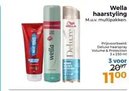 Trekpleister Wella haarstyling M.u.v. multipakken. aanbieding