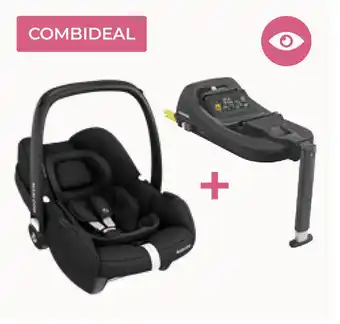 Prenatal Maxi-Cosi Cabriofix i-size black + Maxi-Cosi Cabriofix i-size base aanbieding
