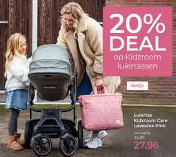 Prenatal Luiertas Kidzroom Care Loveable Pink aanbieding