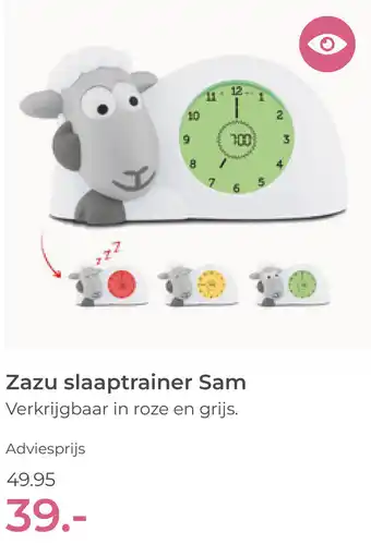 Prenatal Zazu slaaptrainer Sam aanbieding