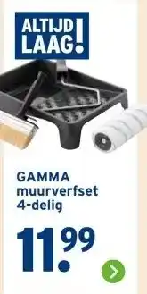 GAMMA GAMMA muurverfset 4-delig aanbieding