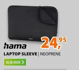Expert Hama Laptop sleeve Neoprene 15,6 Zwart aanbieding
