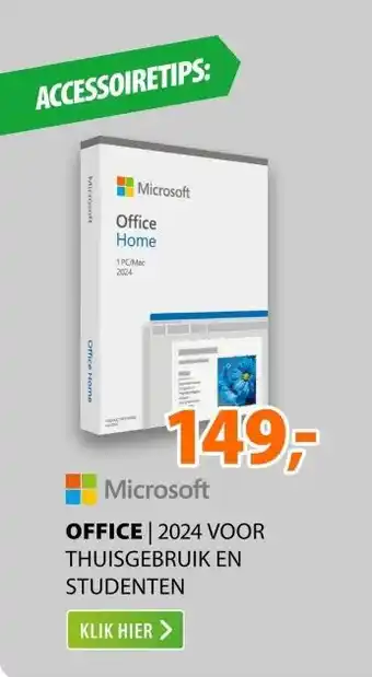 Expert Microsoft Office 2024 voor Thuisgebruik 2024 (1 apparaat) Digitale licentie aanbieding