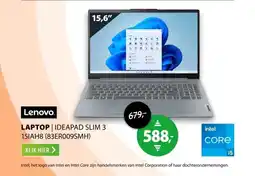 Expert Lenovo IdeaPad Slim 3 15IAH8 (83ER009SMH) aanbieding