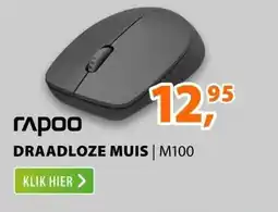 Expert Rapoo M100 Silent Multi-mode Draadloze Muis Zwart aanbieding