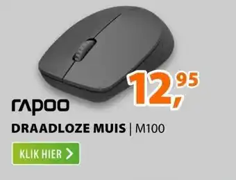 Expert Rapoo M100 Silent Multi-mode Draadloze Muis Zwart aanbieding