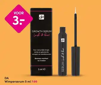 DA DA Wimperserum aanbieding