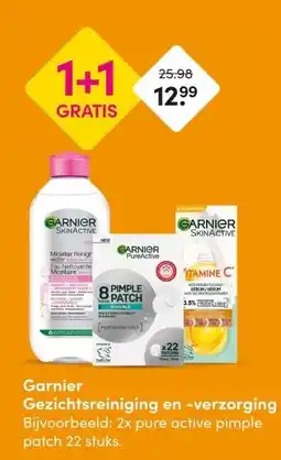 DA Garnier Gezichtsreiniging en -verzorging aanbieding