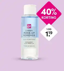 DA DA Make-up remover 2 fasen 100 ml aanbieding