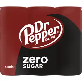 Jumbo Dr Pepper Zero Sugar 6 x 33 cl aanbieding