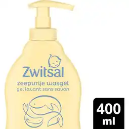 Jumbo Zwitsal Zeepvrije Wasgel Baby 400 ml aanbieding