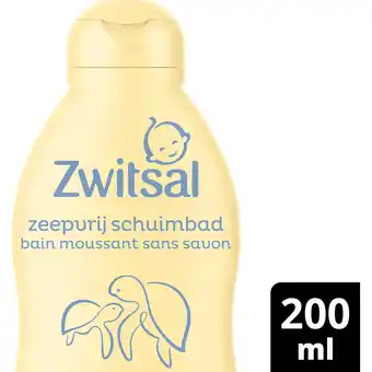 Jumbo Zwitsal Zeepvrij Schuimbad Baby 200 ml aanbieding