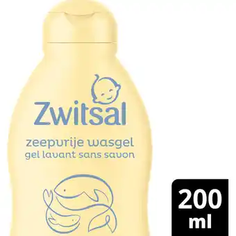 Jumbo Zwitsal Zeepvrije Wasgel Baby 200 ml aanbieding