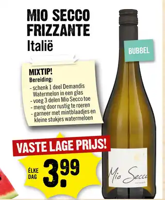 Dirck 3 Mio secco Vvno frizzante 75 cl aanbieding