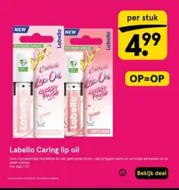 Etos Labello Caring lip oil aanbieding