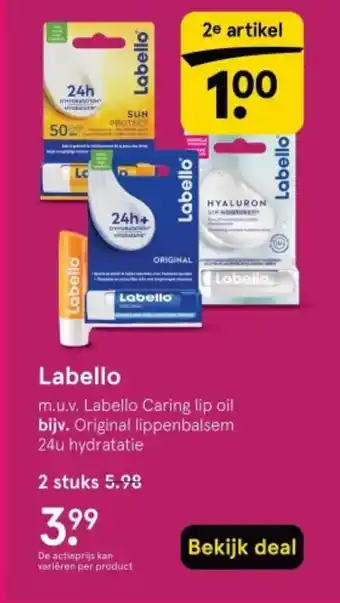 Etos Labello aanbieding