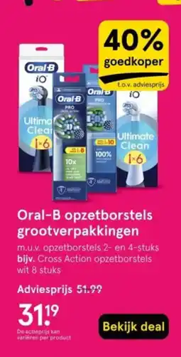 Etos Oral-B opzetborstels grootverpakkingen aanbieding