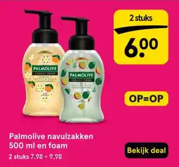 Etos Palmolive navulzakken aanbieding