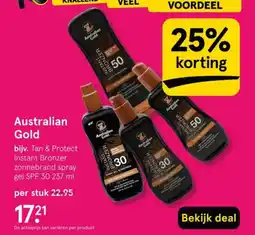 Etos Australian Gold aanbieding