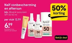Etos Naïf zonbescherming en aftersun aanbieding