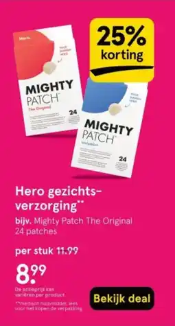 Etos Hero gezichts verzorging aanbieding