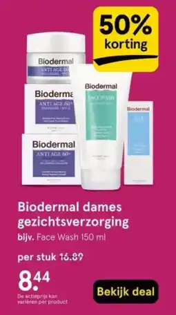 Etos Biodermal dames gezichtsverzorging aanbieding