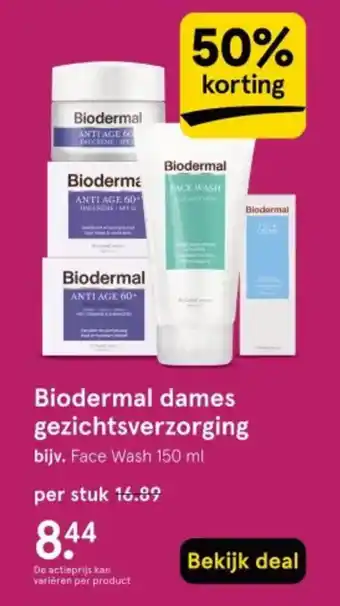 Etos Biodermal dames gezichtsverzorging aanbieding