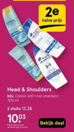 Etos Head & Shoulders aanbieding