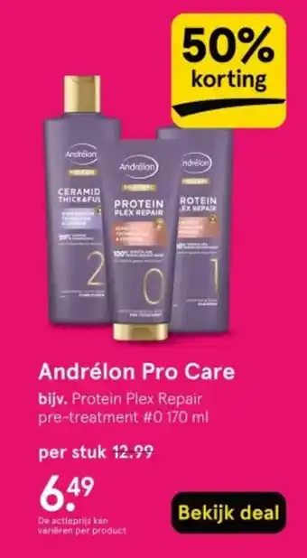 Etos Andrélon Pro Care aanbieding