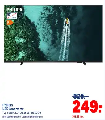 Makro Philips LED smart tv aanbieding