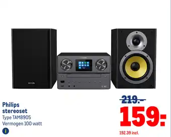 Makro Philips stereoset aanbieding