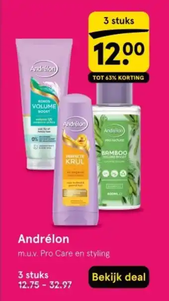Etos Andrélon aanbieding