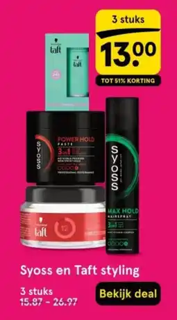Etos Syoss en Taft styling aanbieding