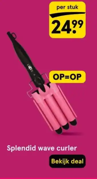 Etos Splendid wave curler aanbieding