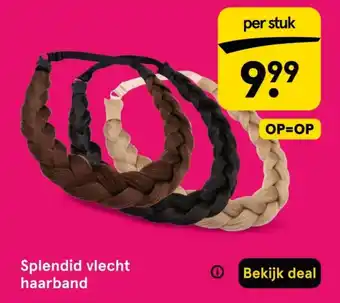 Etos Splendid vlecht haarband aanbieding