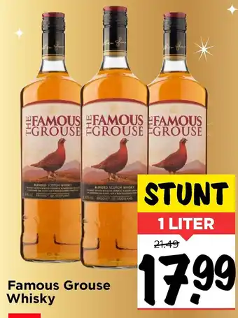 Vomar Voordeelmarkt The Famous Grouse whisky 1L aanbieding