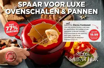 Vomar Voordeelmarkt Sabatier Eterno Fondueset aanbieding