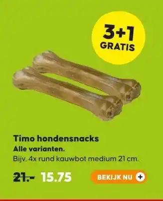 Pets Place Timo hondensnacks aanbieding