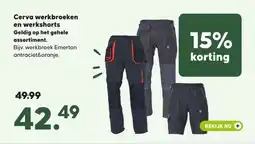 Pets Place Cerva werkbroeken en werkshorts aanbieding