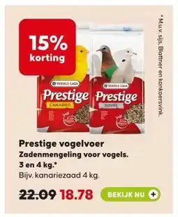 Pets Place Prestige vogelvoer aanbieding