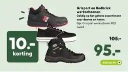 Pets Place Grisport en Redbrick werkschoenen aanbieding