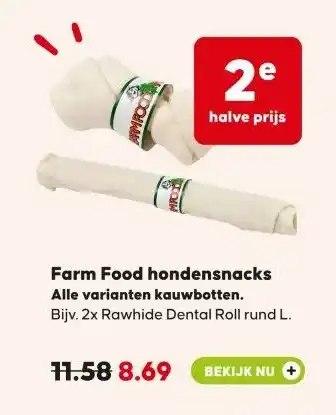 Pets Place Farm Food hondensnacks aanbieding