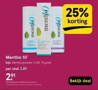 Etos Mentho 10 aanbieding