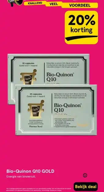 Etos Bio-Quinon Q10 GOLD aanbieding