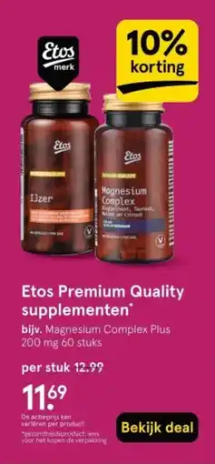 Etos Etos Premium Quality supplementen aanbieding