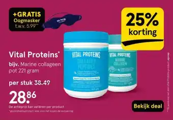 Etos Vital Proteins aanbieding