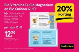 Etos Bio Vitamine D, Bio Magnesium en Bio Quinon Q-10 aanbieding