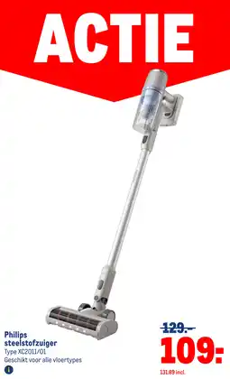 Makro Philips steelstofzuiger aanbieding